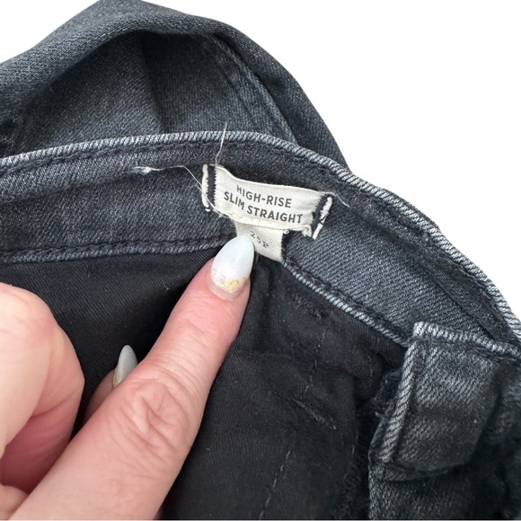 Madewell High Rise Slim Strait Jeans Richmond Wash 25p - Picture 5 of 9